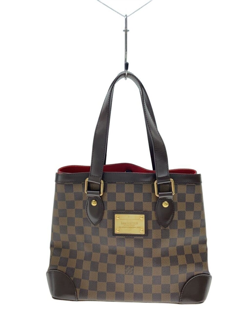 Louis Vuitton Hampstead Damier Ebene Brown Tote Bag Brown